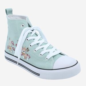 Hot Topic Mint Green High-Top Sneakers with Animal Print
